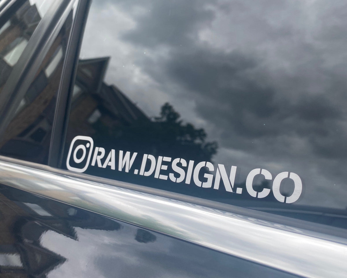 Best Instagram Handle Decals for Cars & Motorcycles (2026 Guide) – Raw ...
