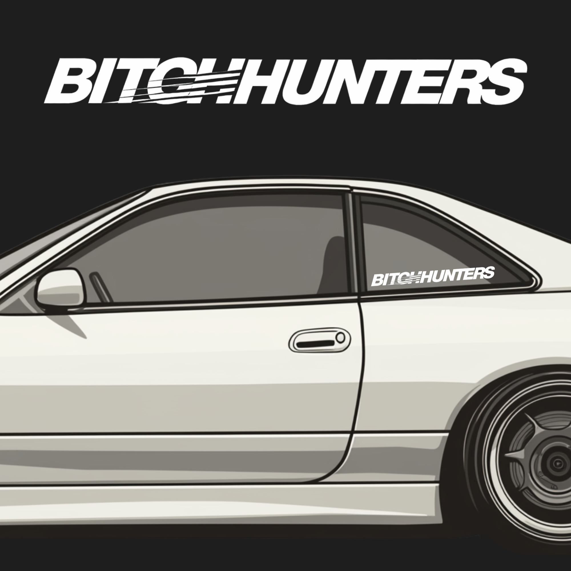 Bitch Hunters JDM Decal