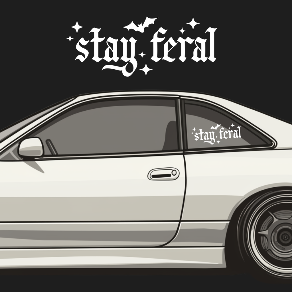 Stay Feral Decal