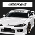 Midnight Club Windshield Banner (Two Color)