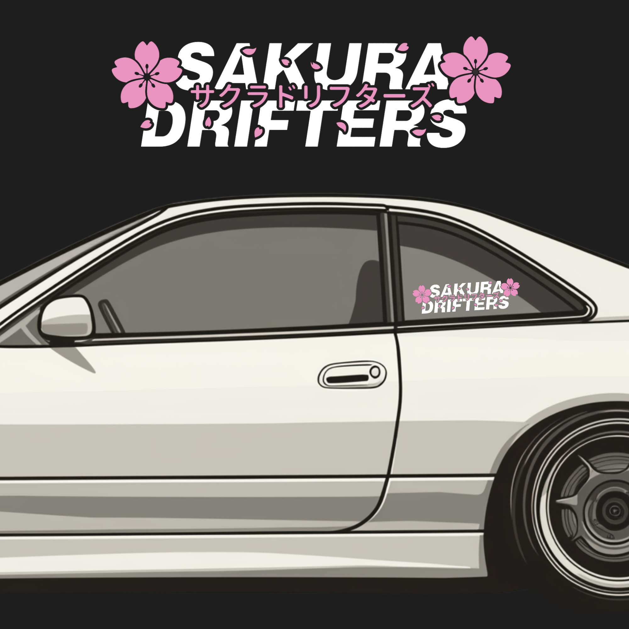 Sakura Drifters Decal