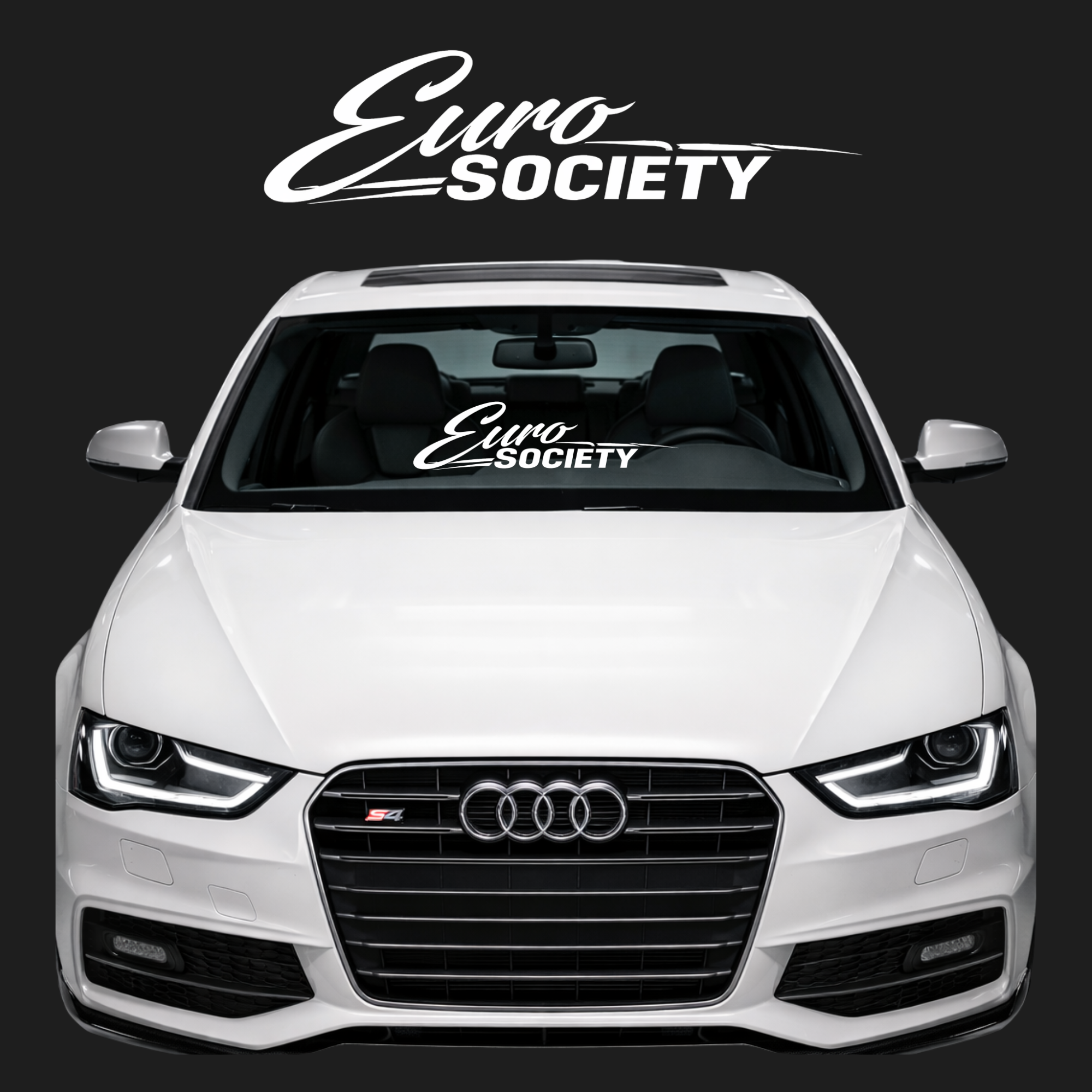 Euro Society Windshield Banner
