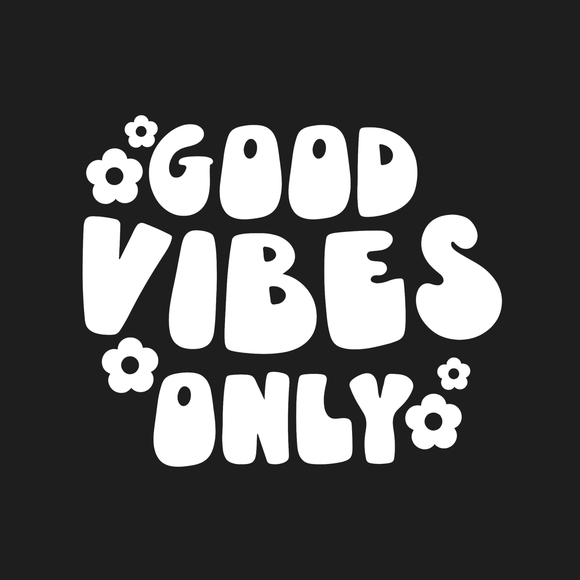 Good Vibes Only Decal