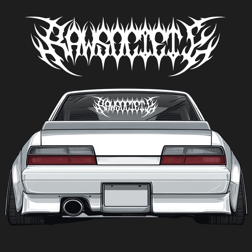 Raw Society Windshield Banner