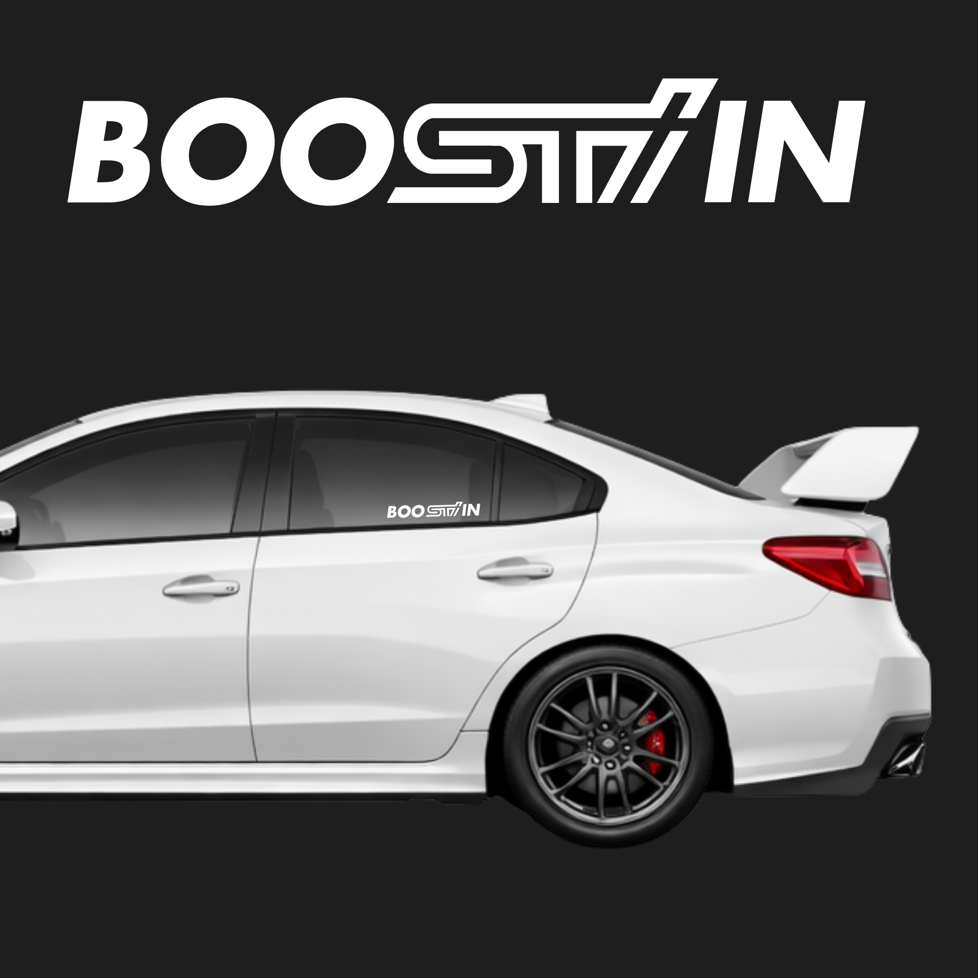 BooSTIn Car Decal