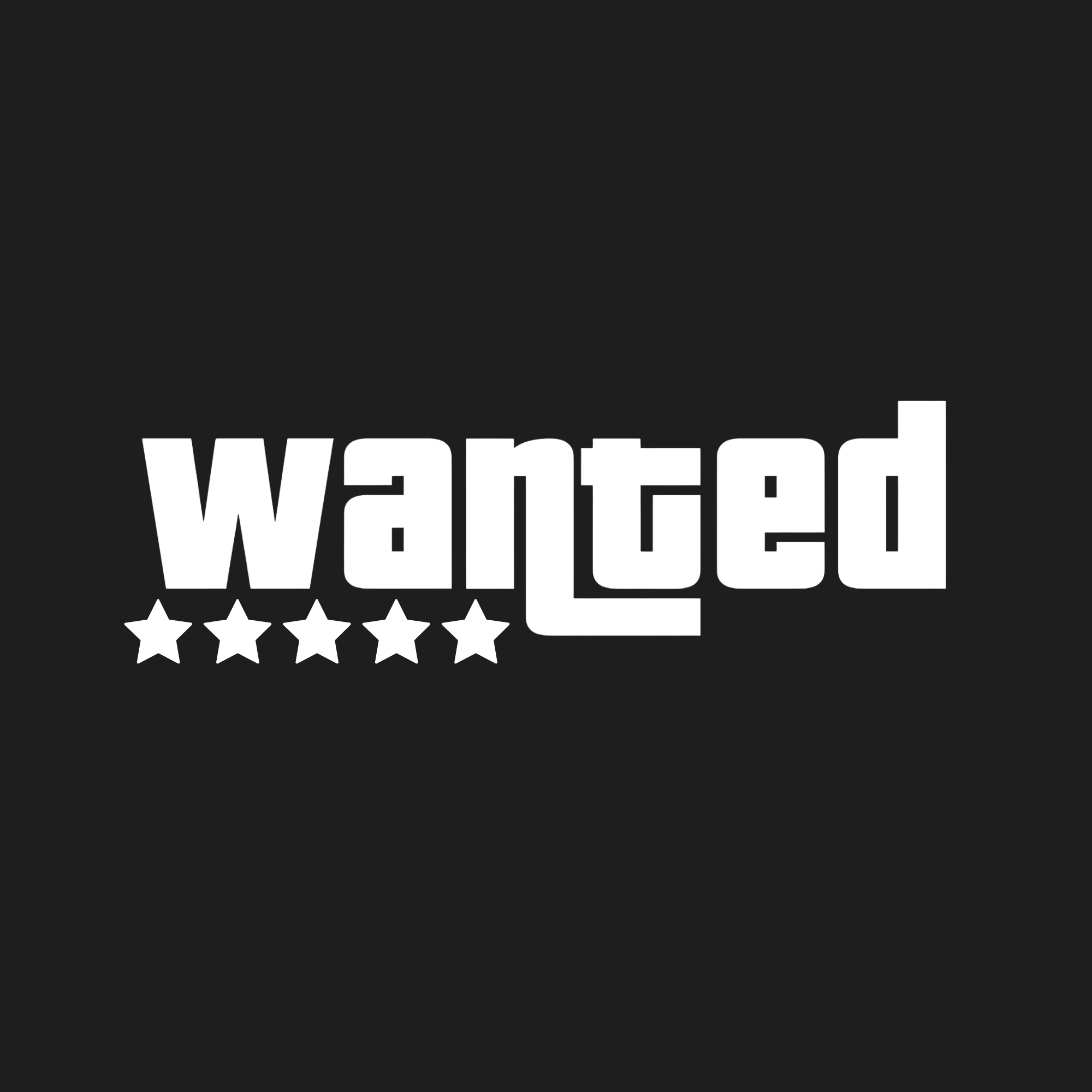 Wanted Car Decal