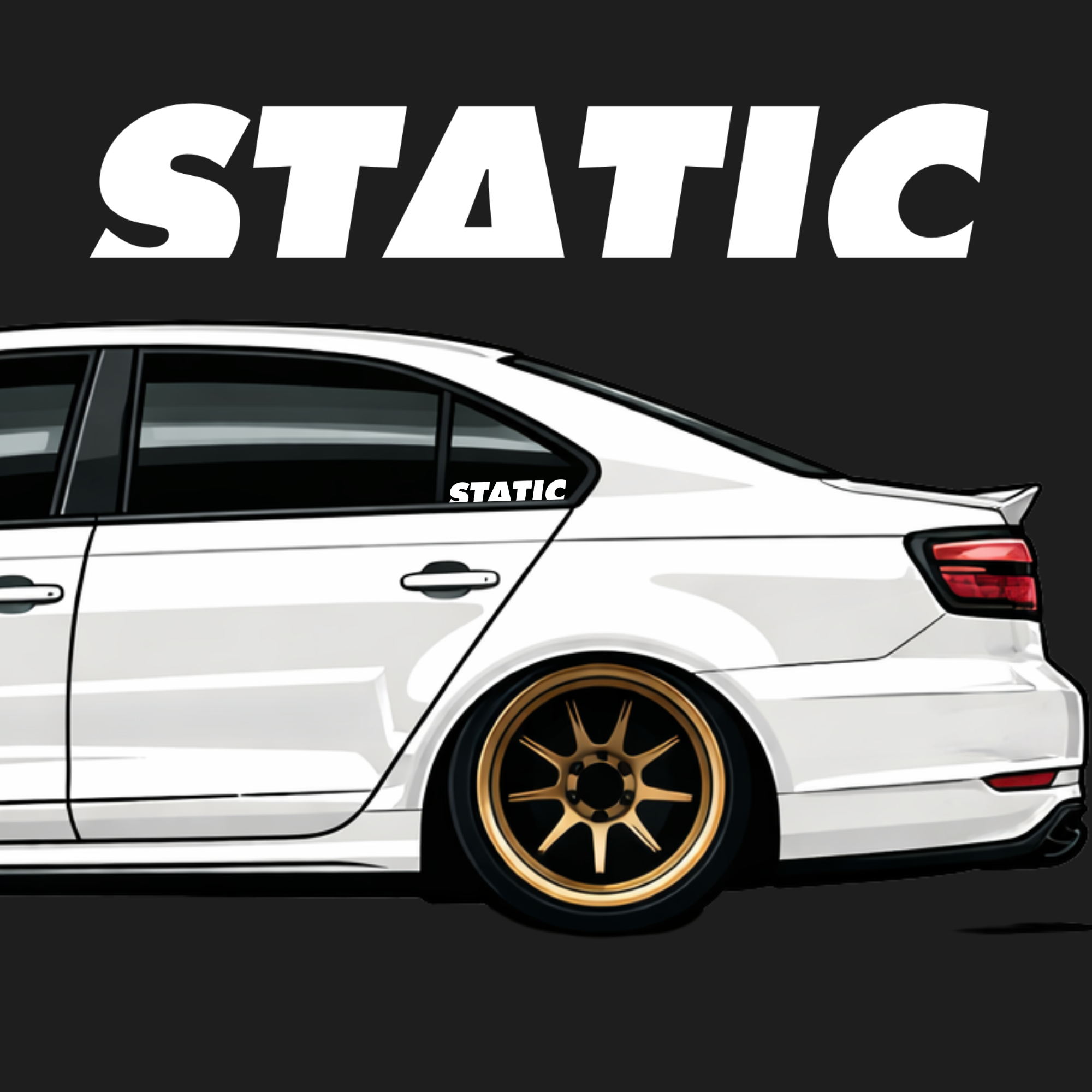Static Car Decal