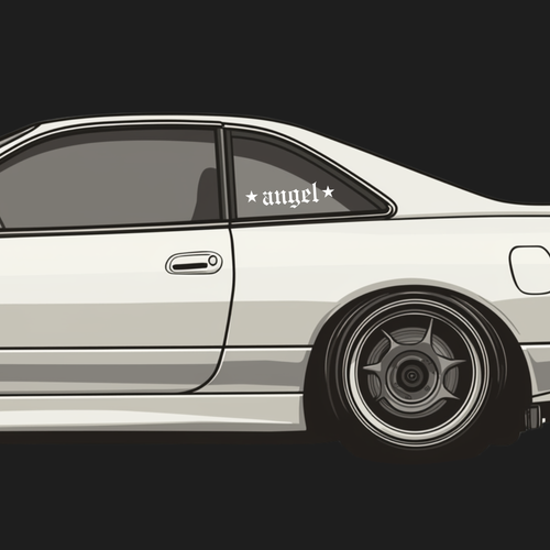 Angel Car Decal