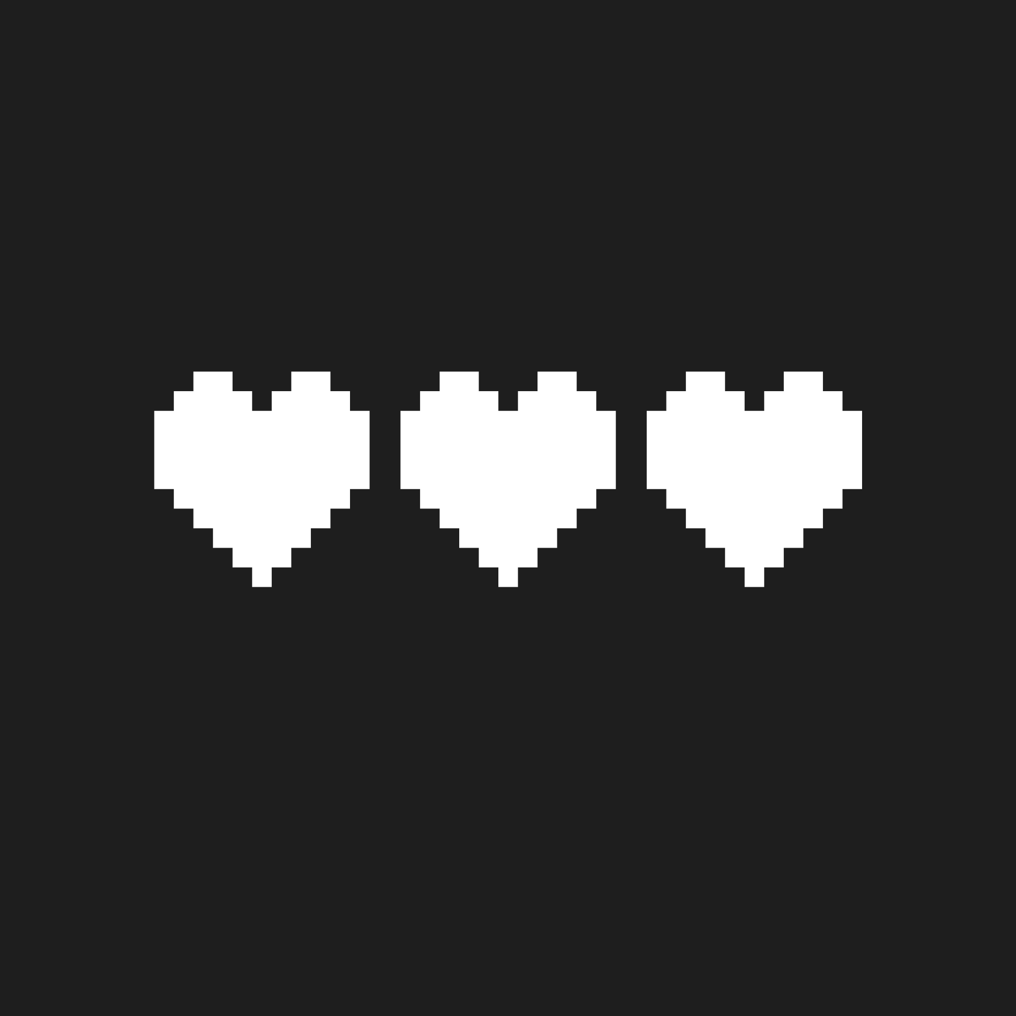 Pixel Hearts Decal