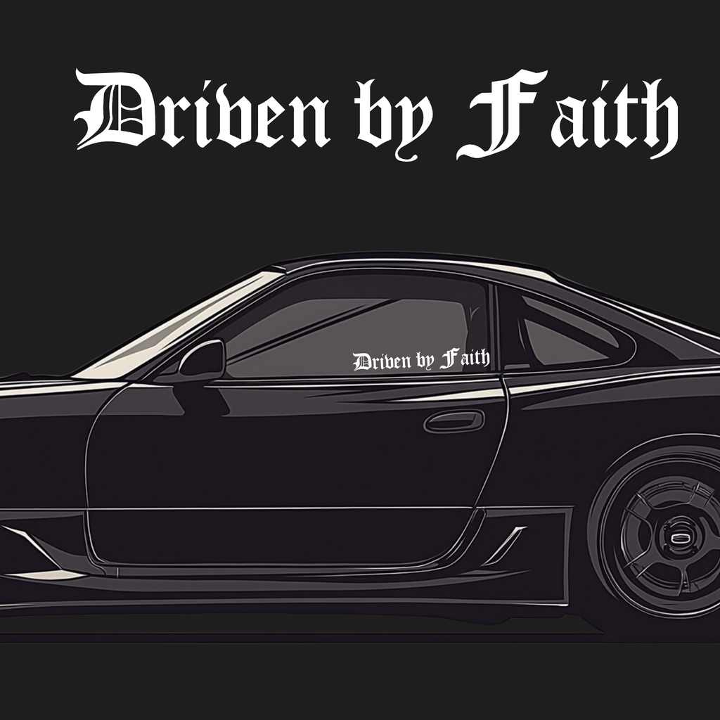 Driven by Faith Decal