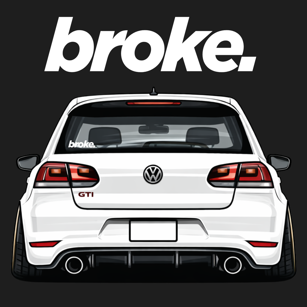 Broke Decal