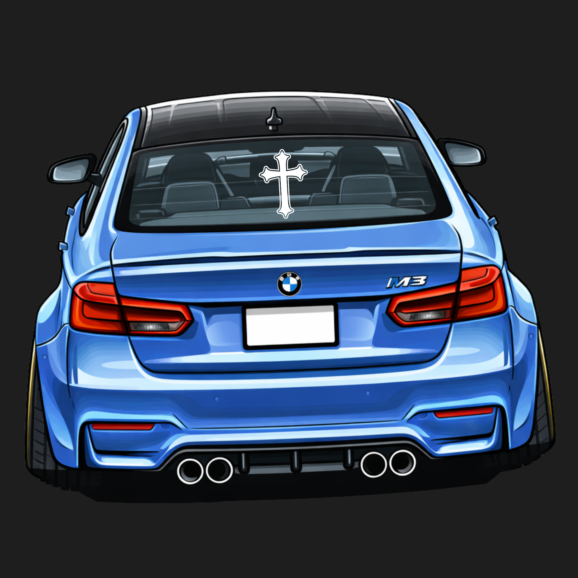 Cross Decal