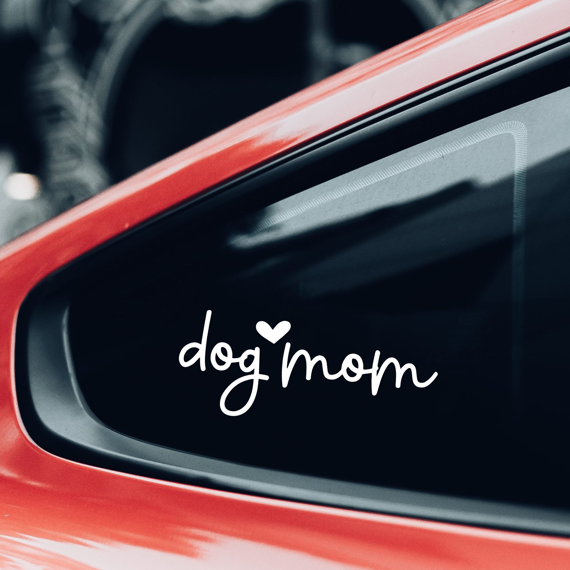 Dog Mom Decal