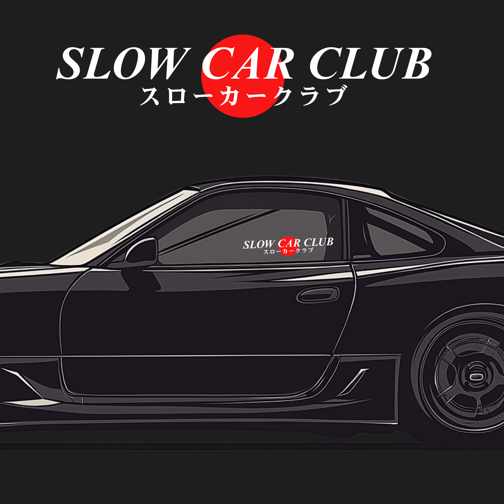 Slow Car Club V2 Decal