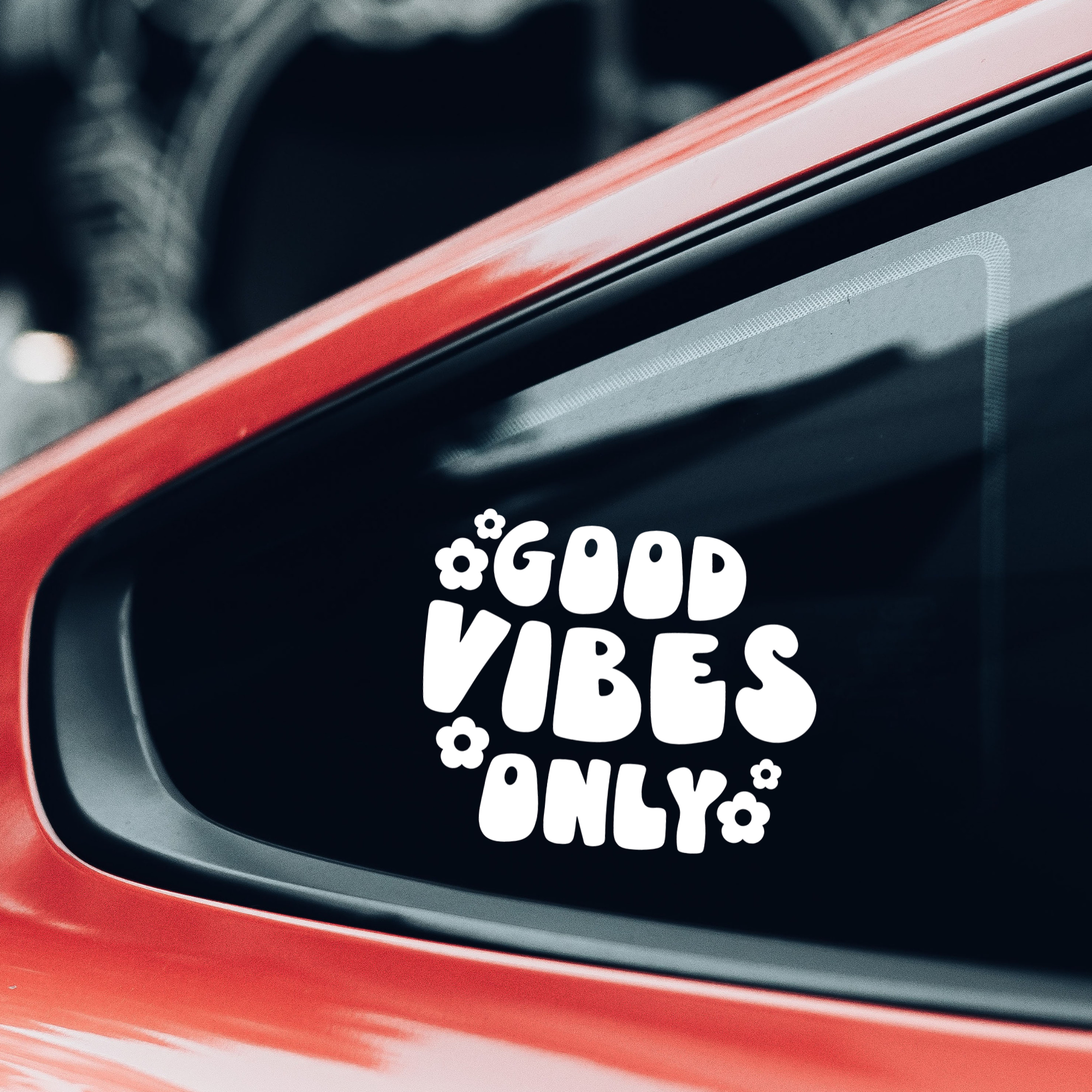 Good Vibes Only Decal