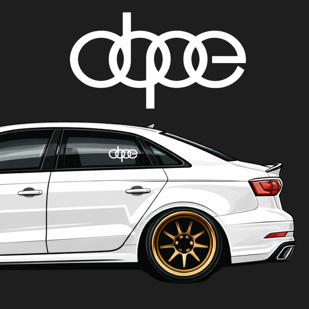 Audi Dope Decal