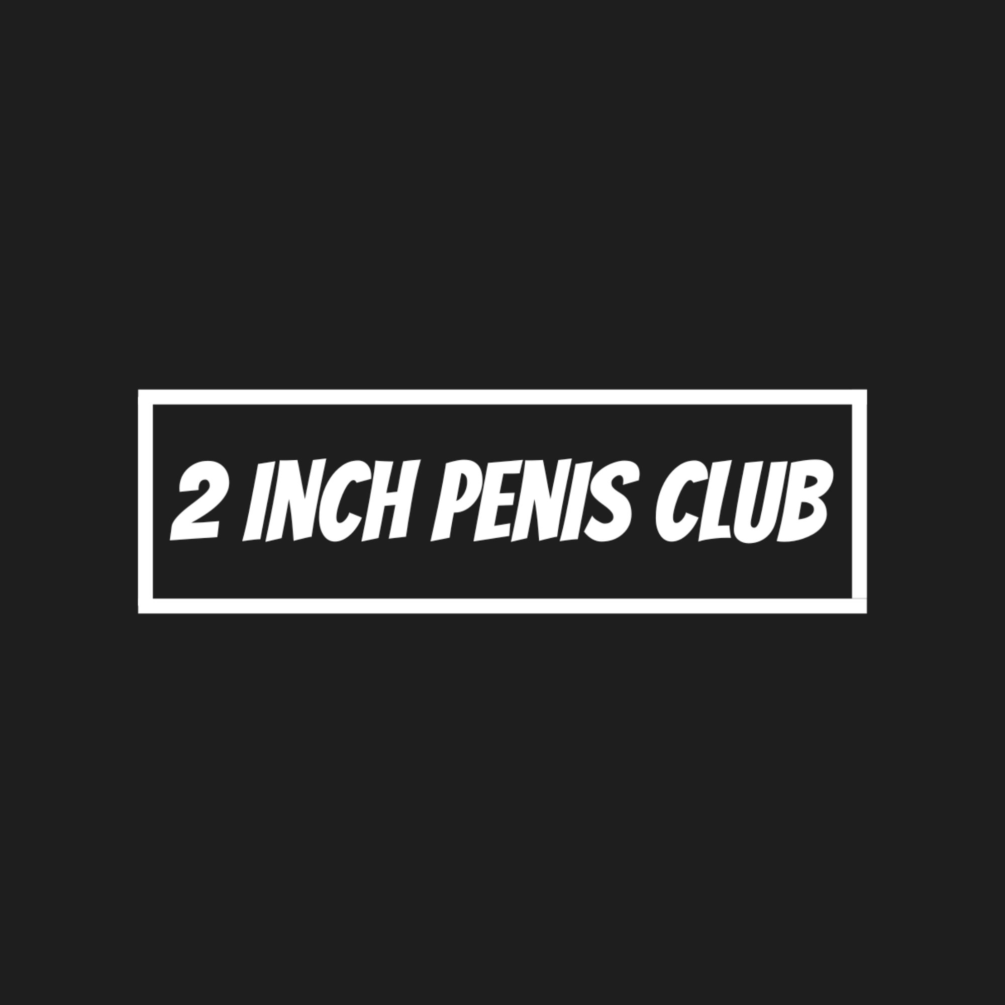 2 inch penis club decal sticker mockup