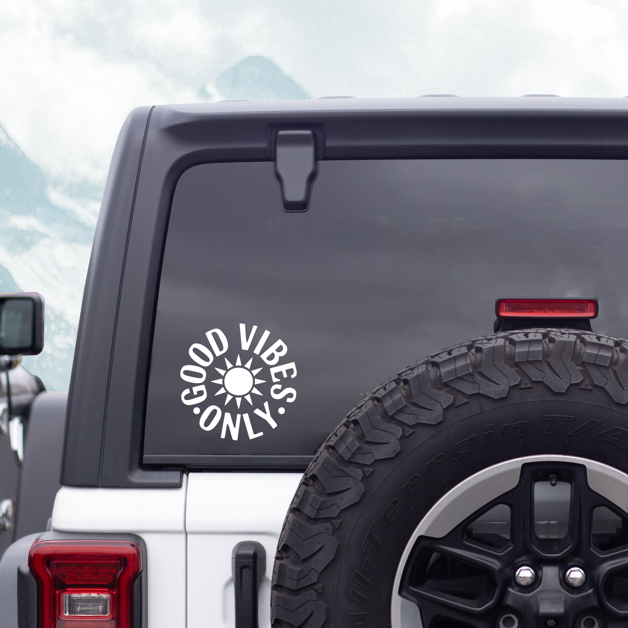 Good Vibes Only Decal