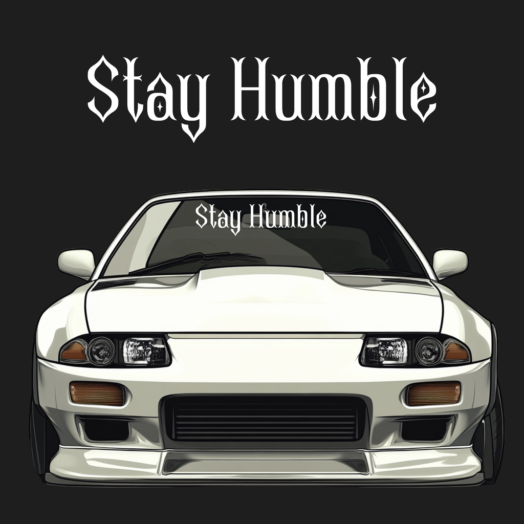 Stay Humble Windshield Banner