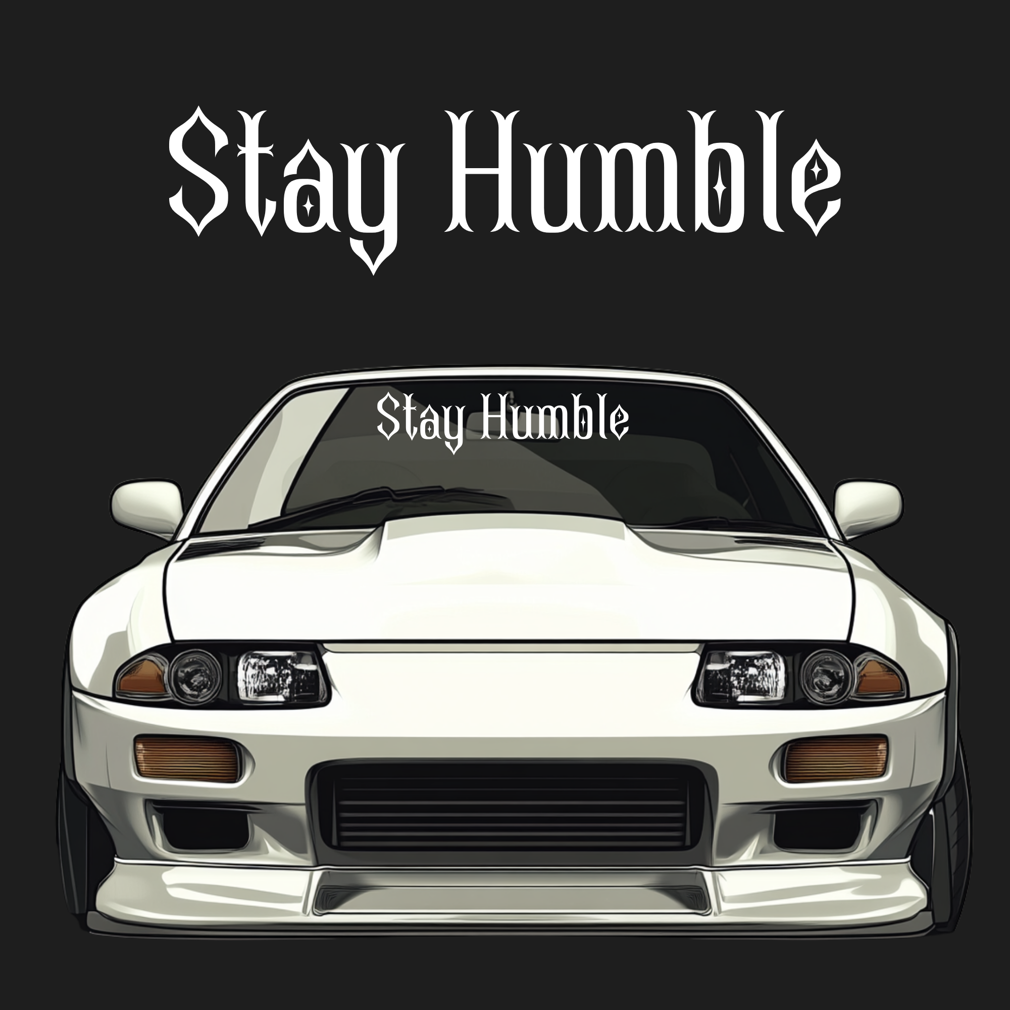 Stay Humble Windshield Banner