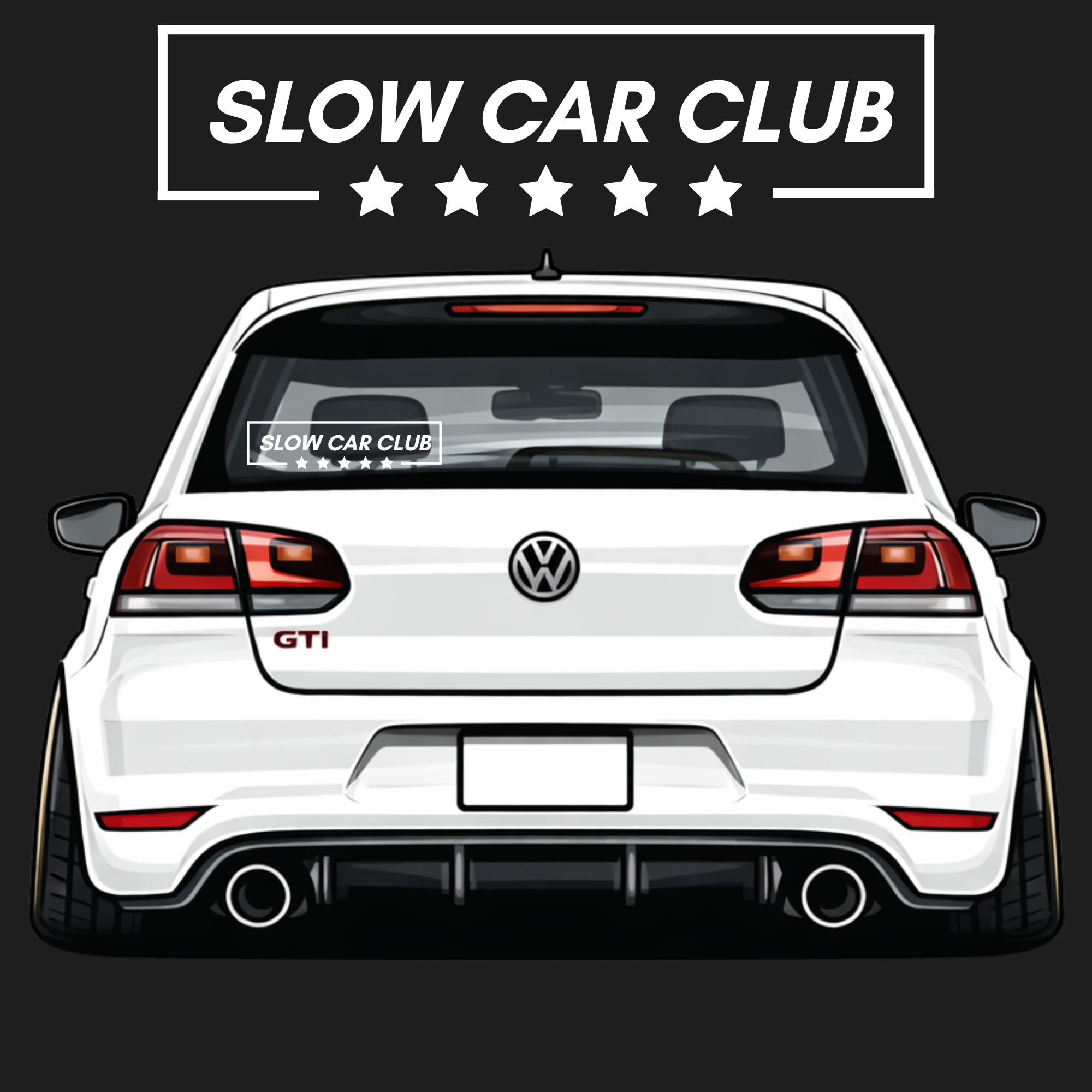 Slow Car Club Decal