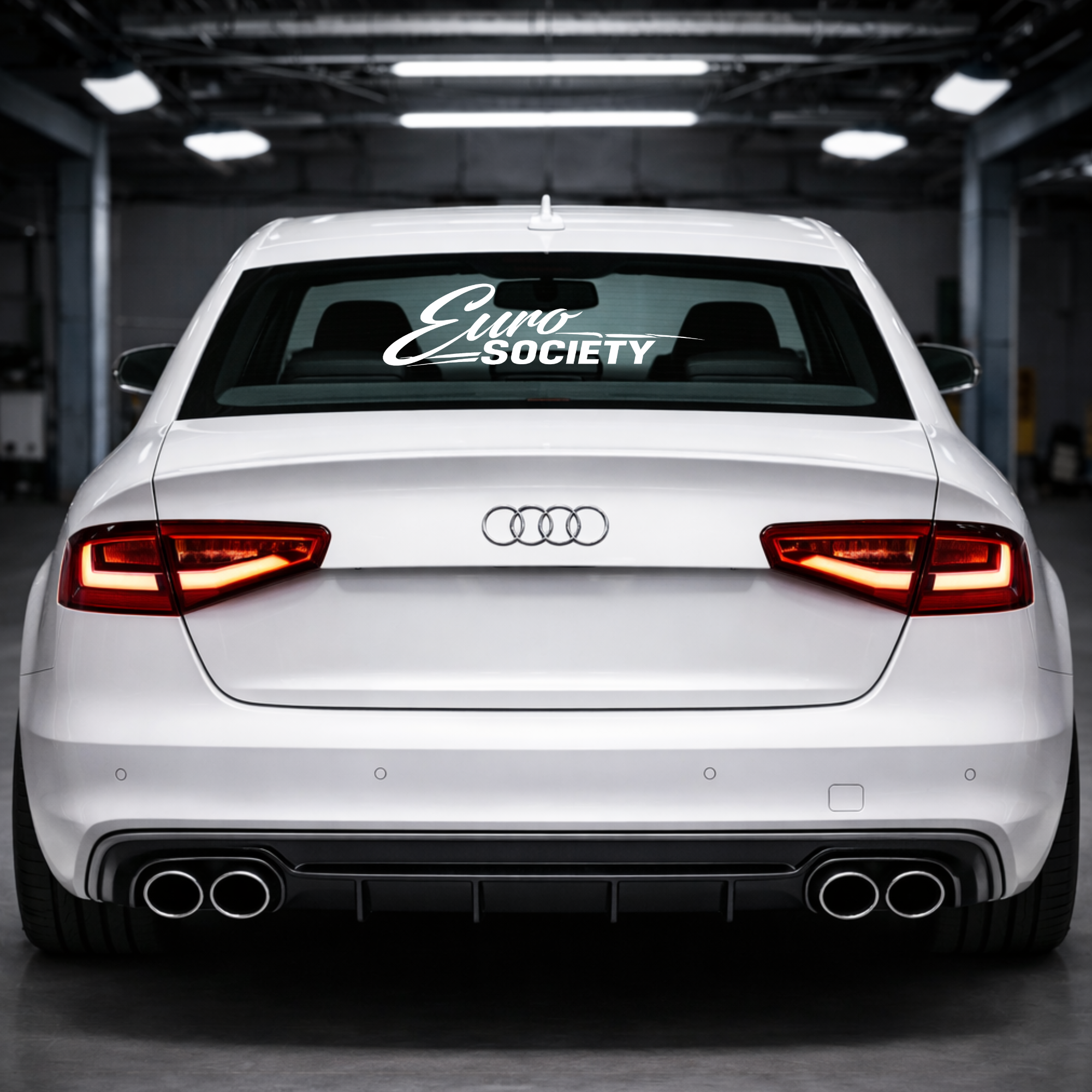 Euro Society Windshield Banner