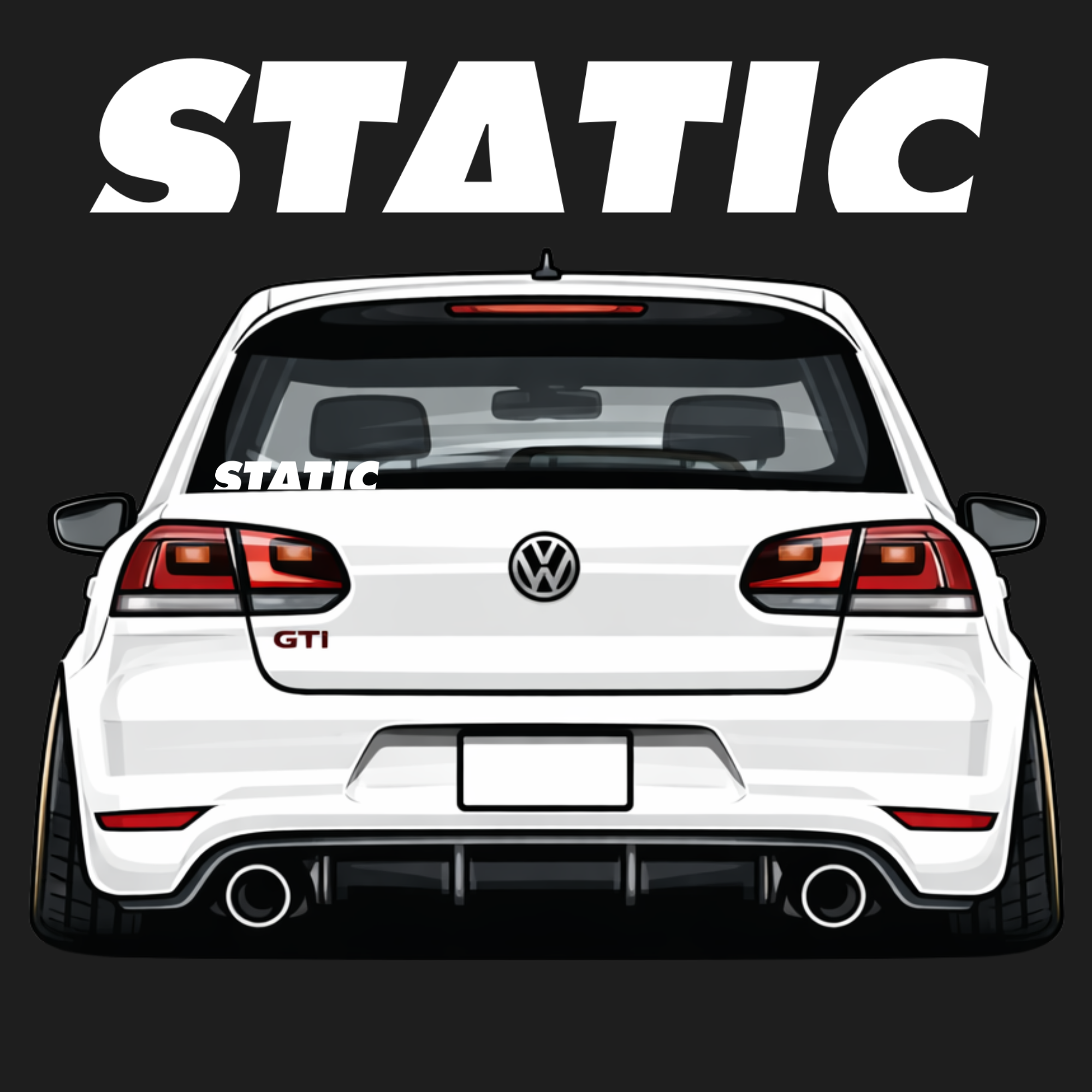 Static Car Decal