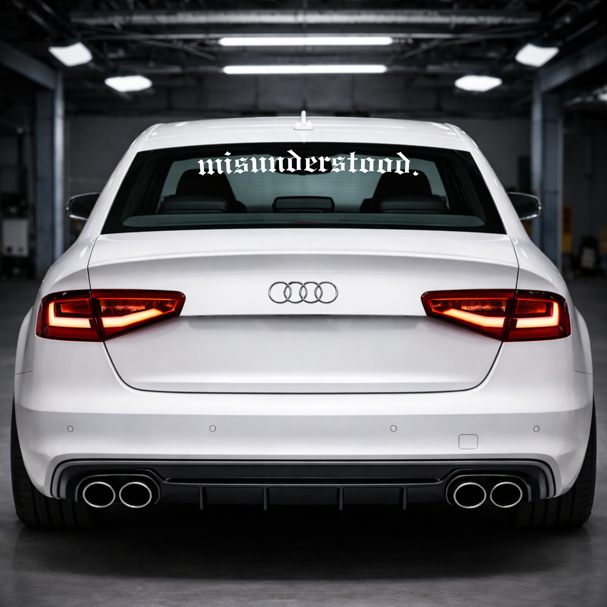 Misunderstood Windshield Banner