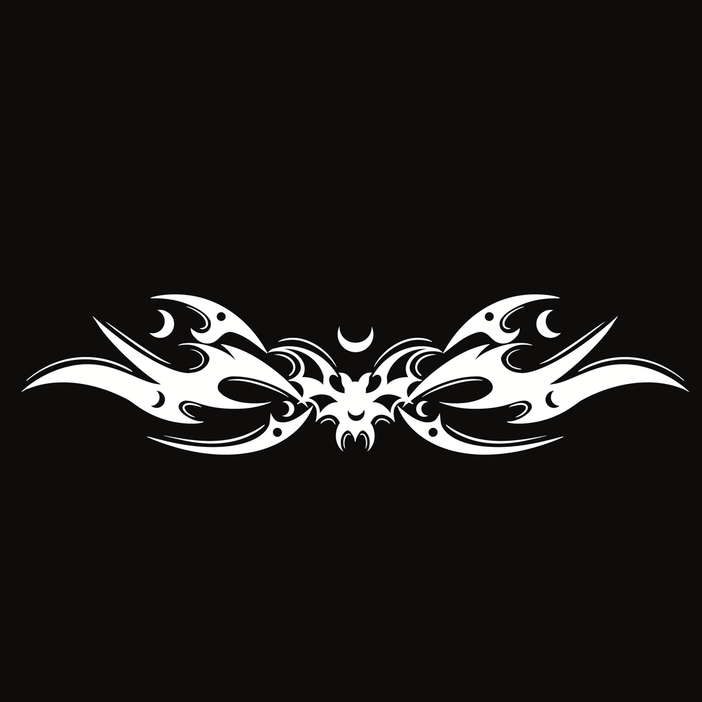 Cyber Bat Windshield Decal