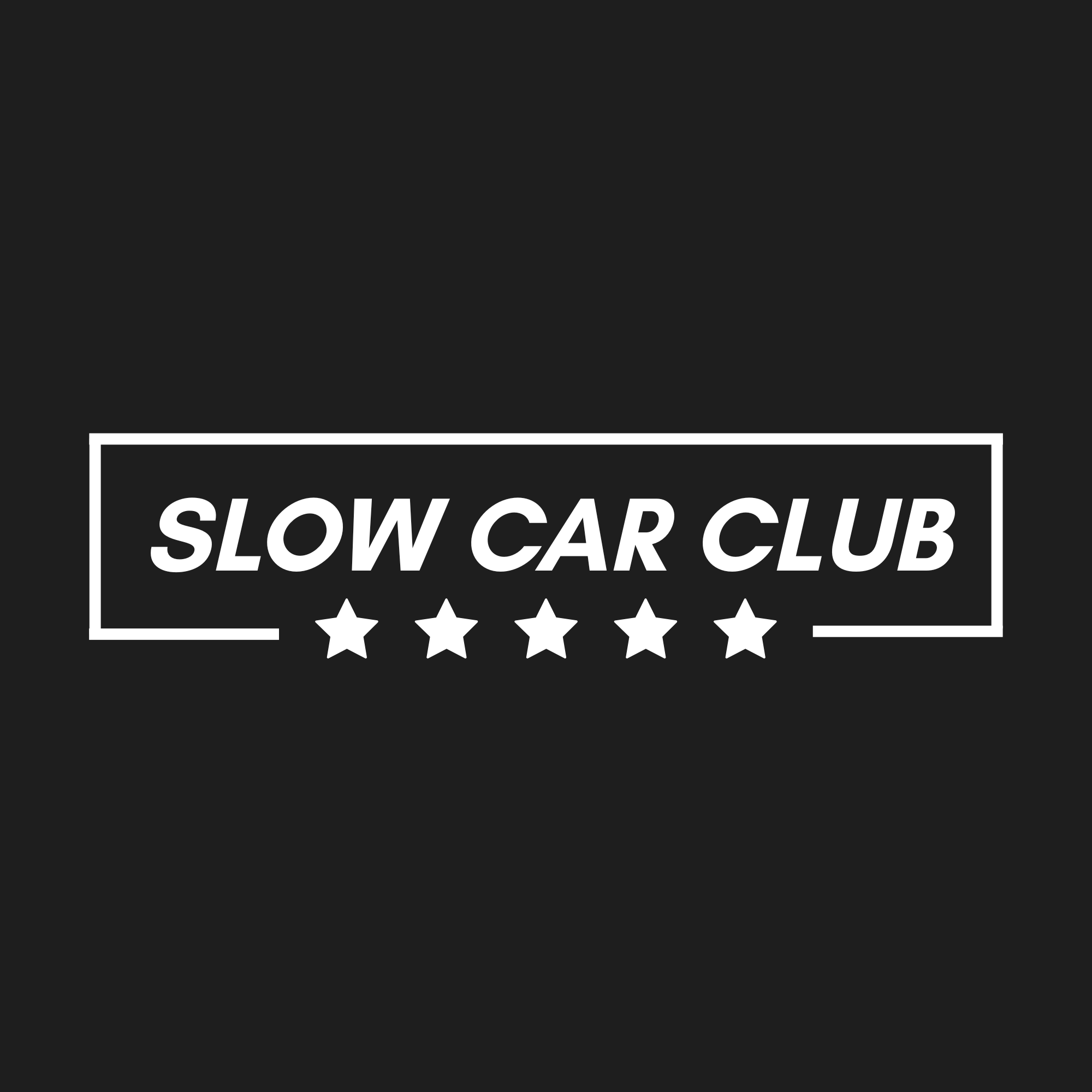 Slow Car Club Decal