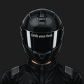 Faith Over Fear Motorcycle Helmet Decal