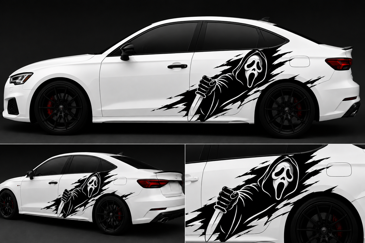 Ghost Face Car Livery