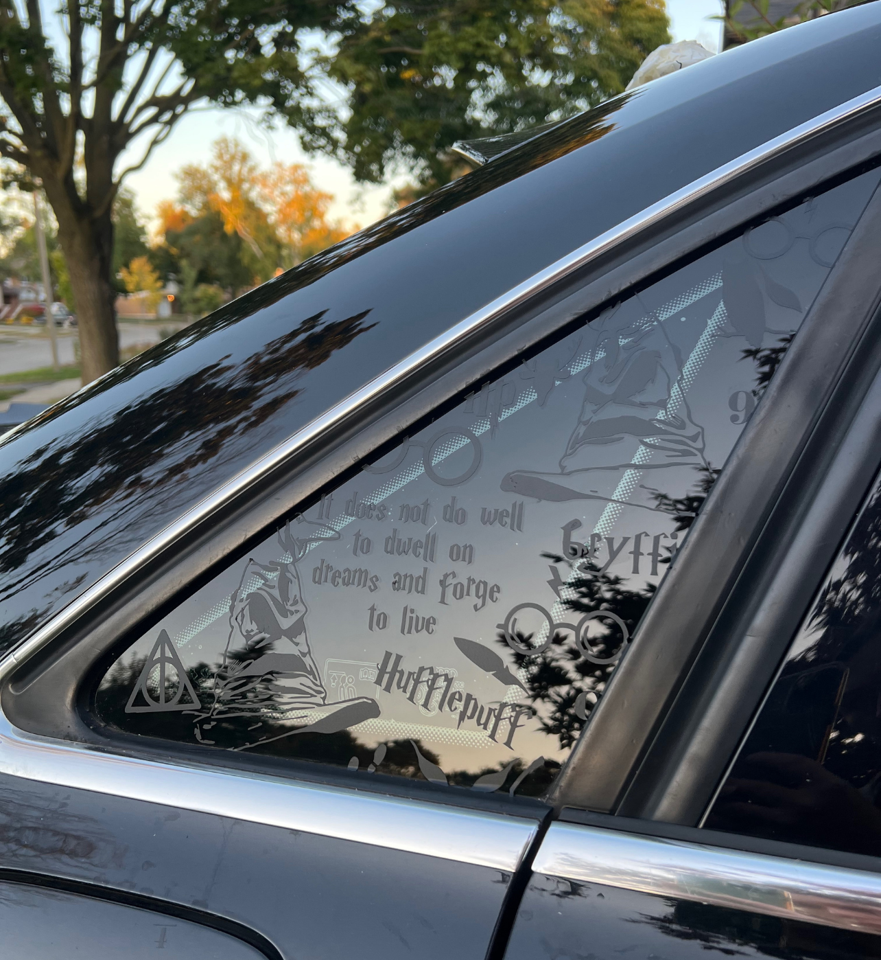 Harry Potter Full Coverage Window Decal | Wizard Car Vinyl Graphic ...