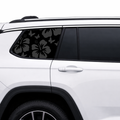Hibiscus Flower Quarter Window Decal – Full Coverage Car Window Vinyl Graphic