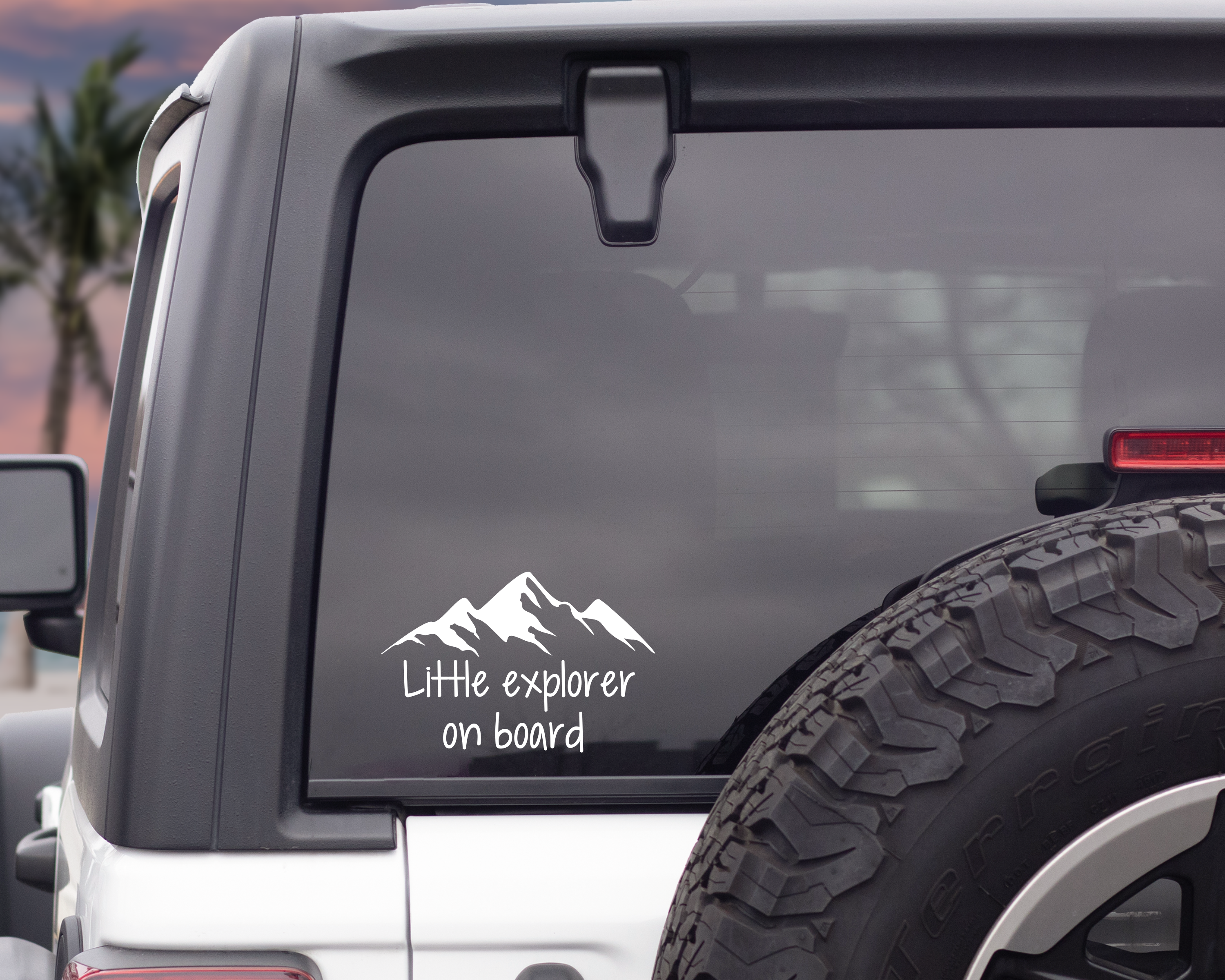 Little Explorer On Board - Baby On Board Car Decal