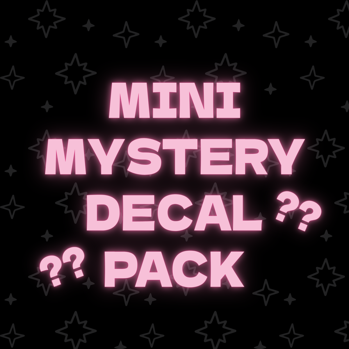 Mini Mystery Decal Pack
