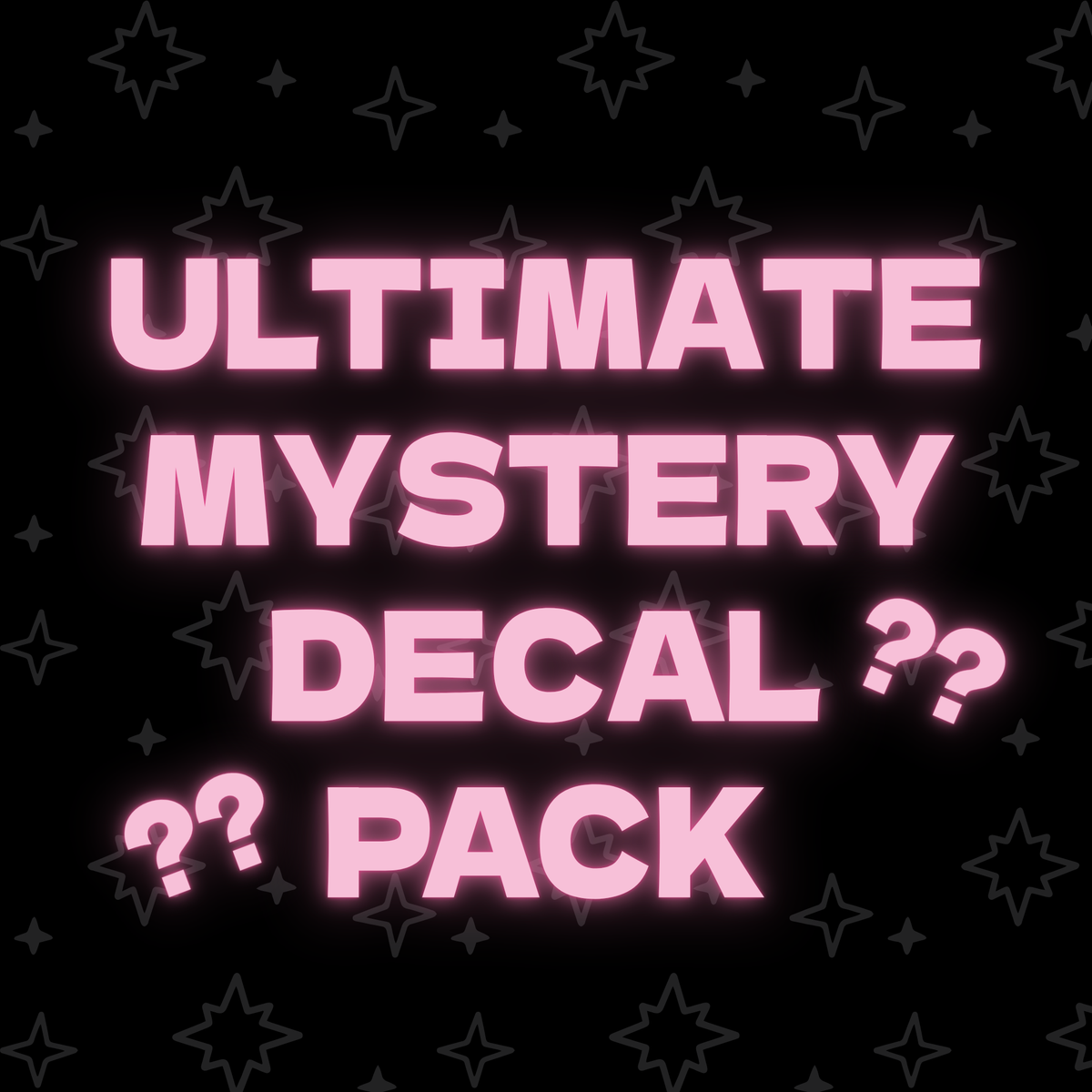 Ultimate Mystery Decal Pack