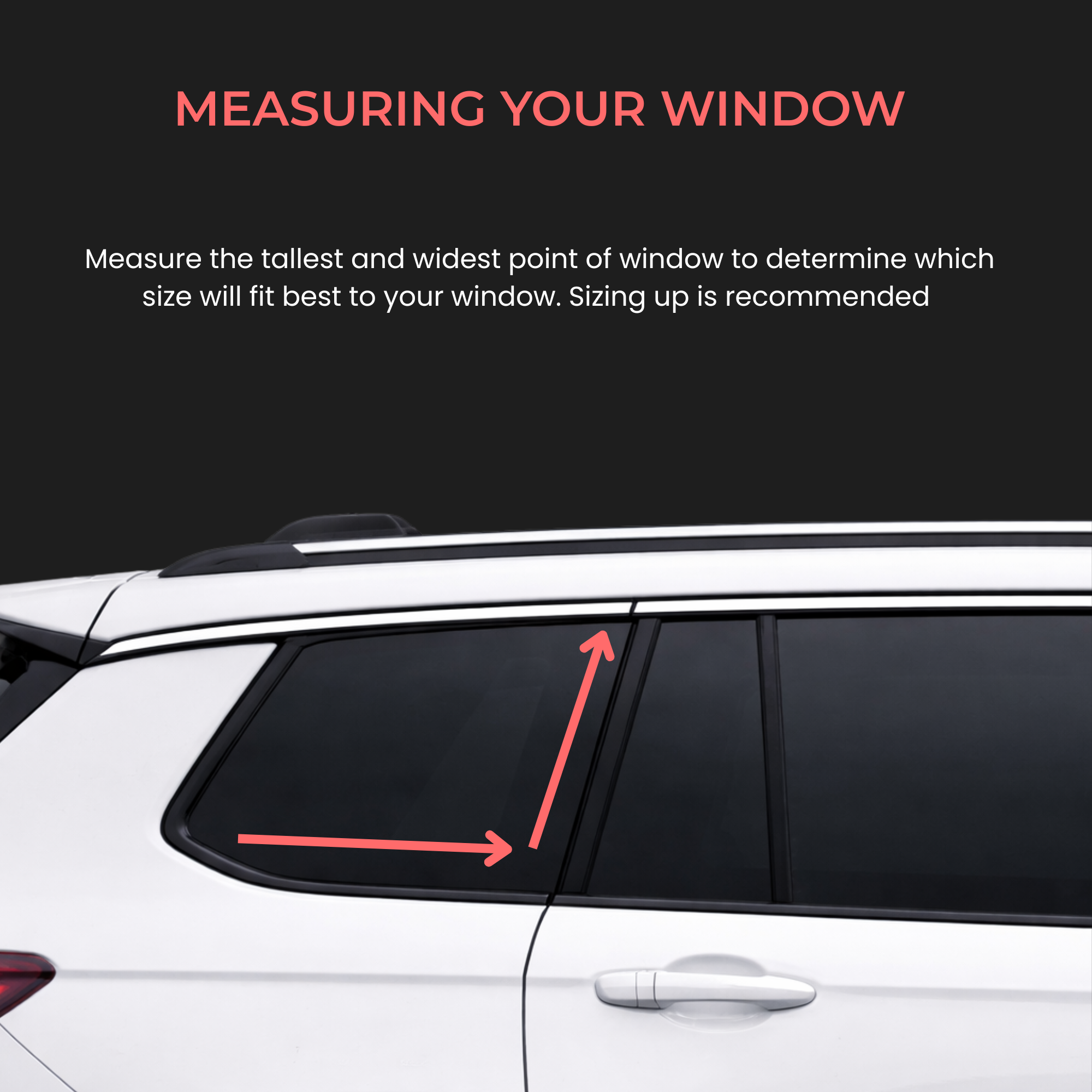 Cherry Blossom Quarter Window Decal – Full Coverage Car Window Vinyl Graphic