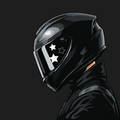Stars Motorcycle Helmet Decal
