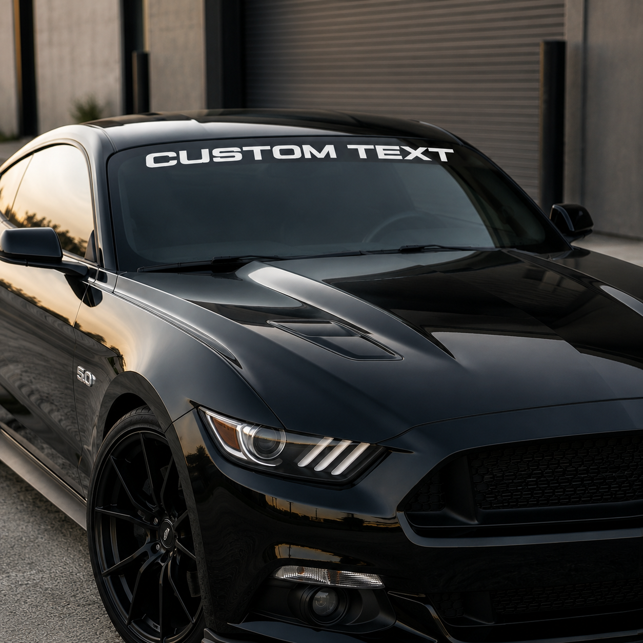 Custom Text Windshield Banner - Build Your Own Banner
