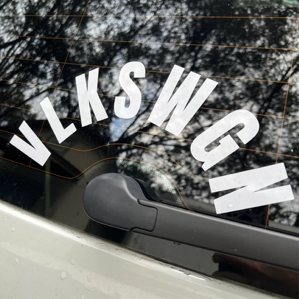 VLKSWGN Rear Wiper Windshield Decal