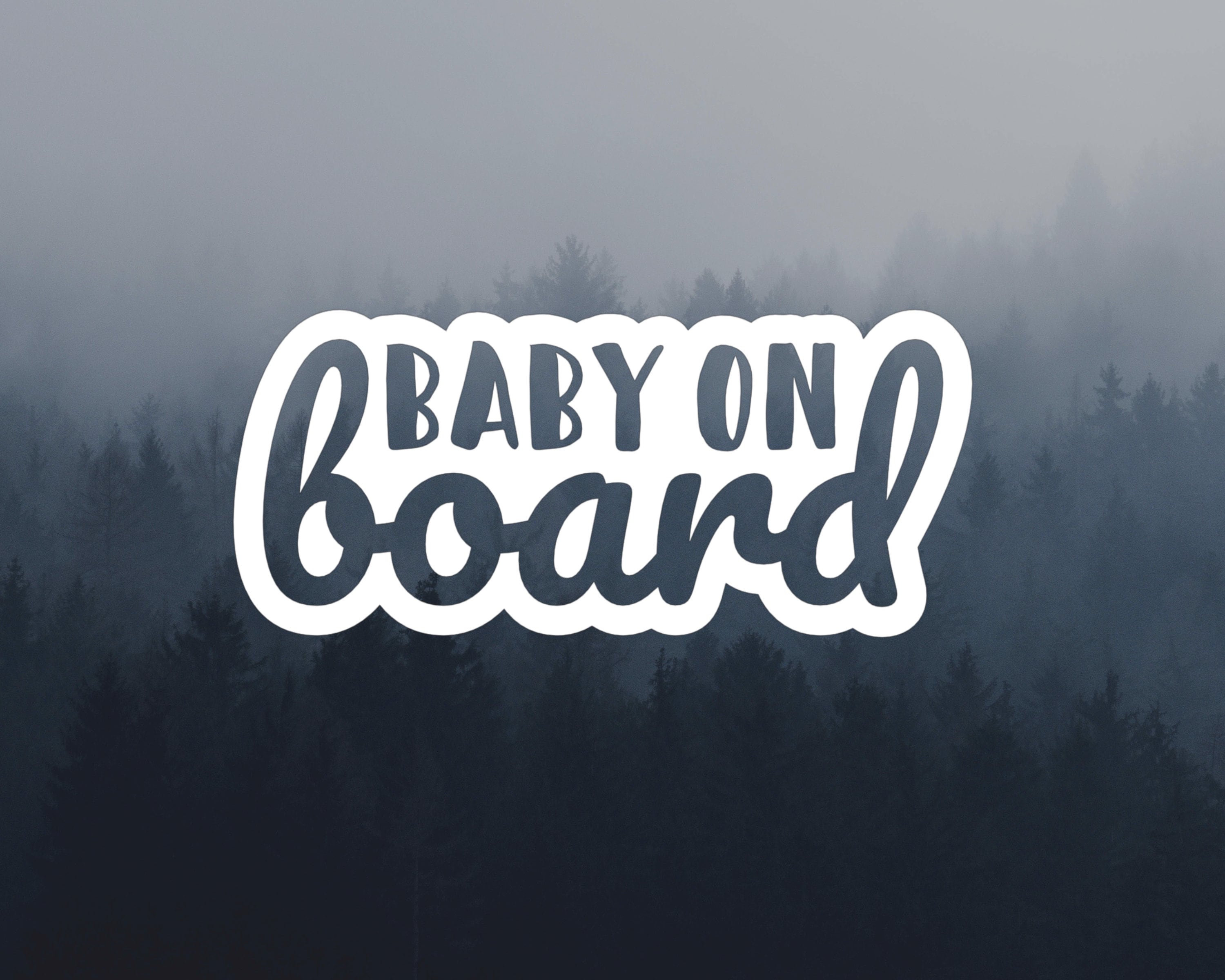 Baby On Board Decal | Baby Stickers | Baby On Board Sticker | Pregnancy Gift | Car Decal | Multiple Sizes & Colours