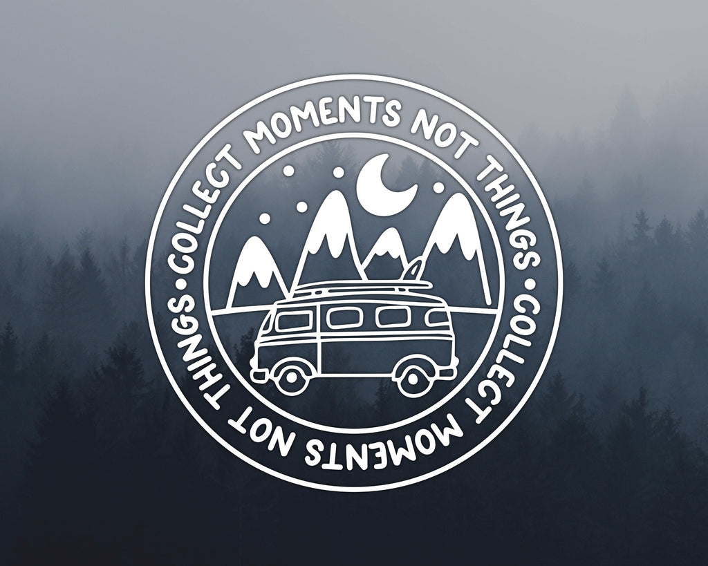 Adventure Vinyl Decal | Mountain Decal | Camper Van Decal | Explore Decal | Explore Sticker | Adventure Sticker | Car Decal, Laptop Decal