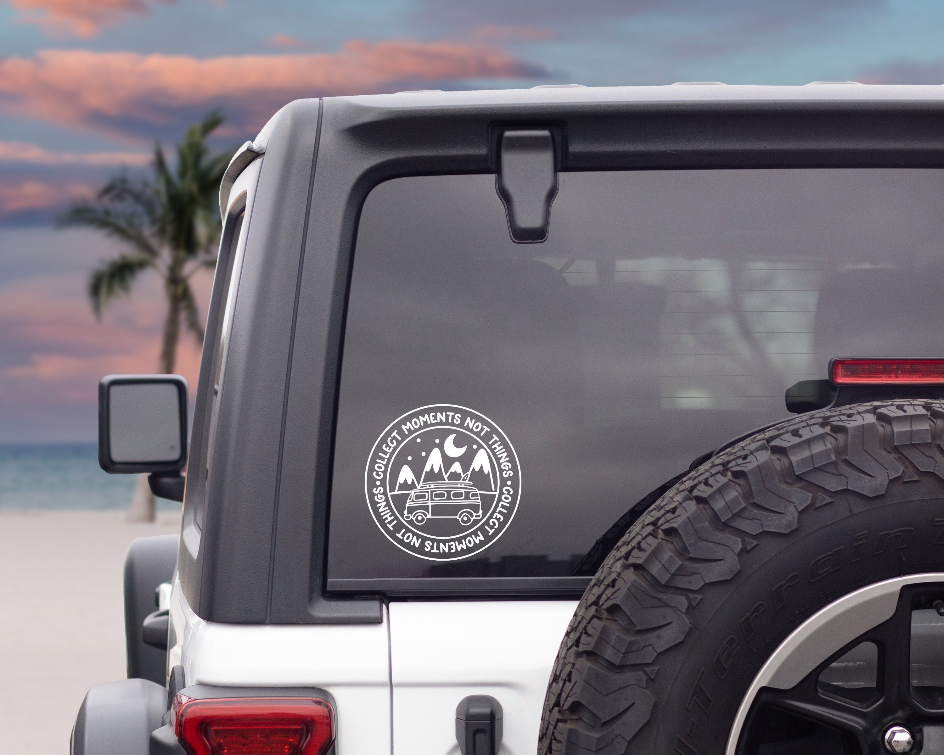 Adventure Vinyl Decal | Mountain Decal | Camper Van Decal | Explore Decal | Explore Sticker | Adventure Sticker | Car Decal, Laptop Decal