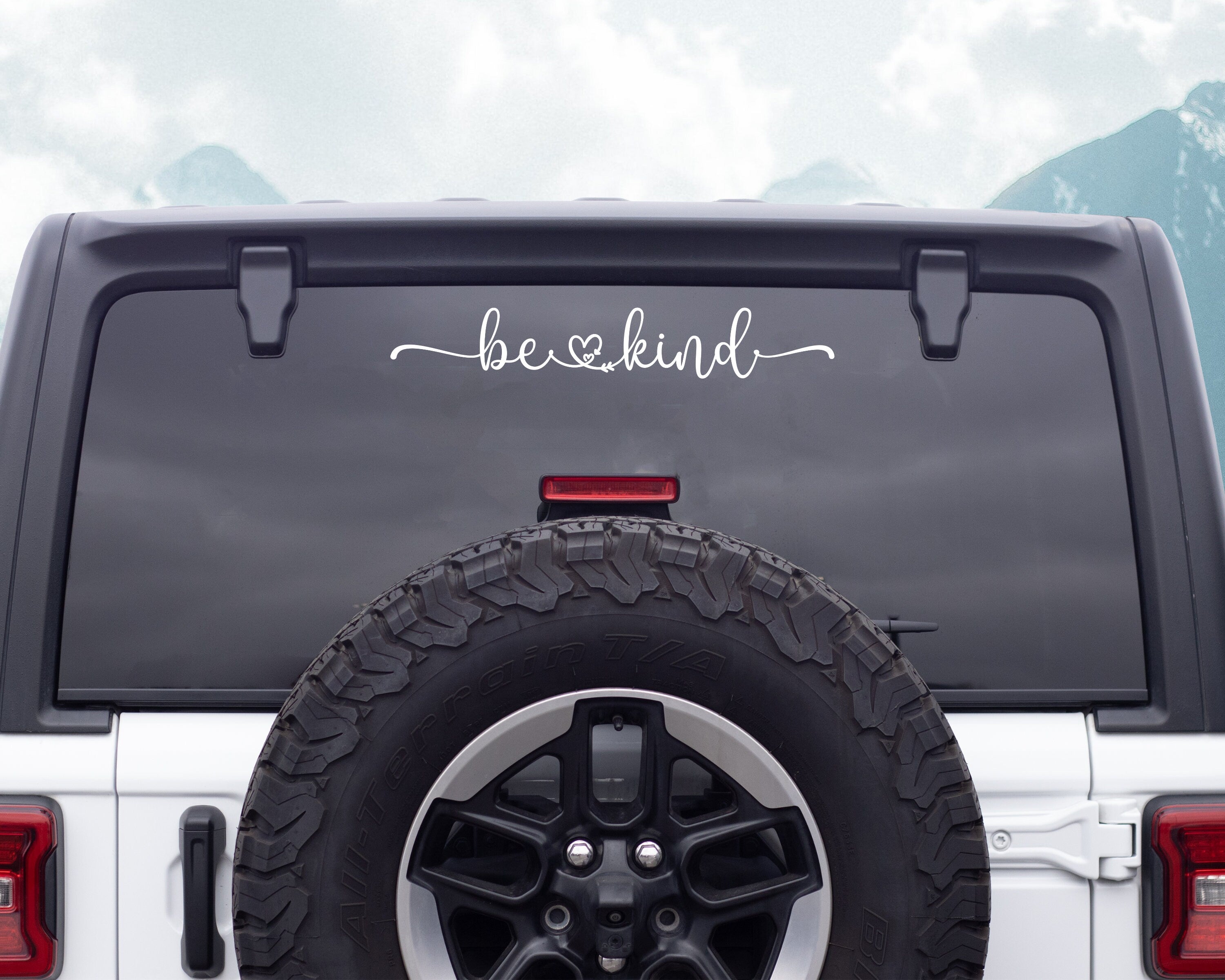 Be Kind Decal | Positive Quote Sticker | Positivity Decal | Be Kind Sticker | Be Kind Sticker for Cars, Tumblers, Mirrors, Walls & Laptops