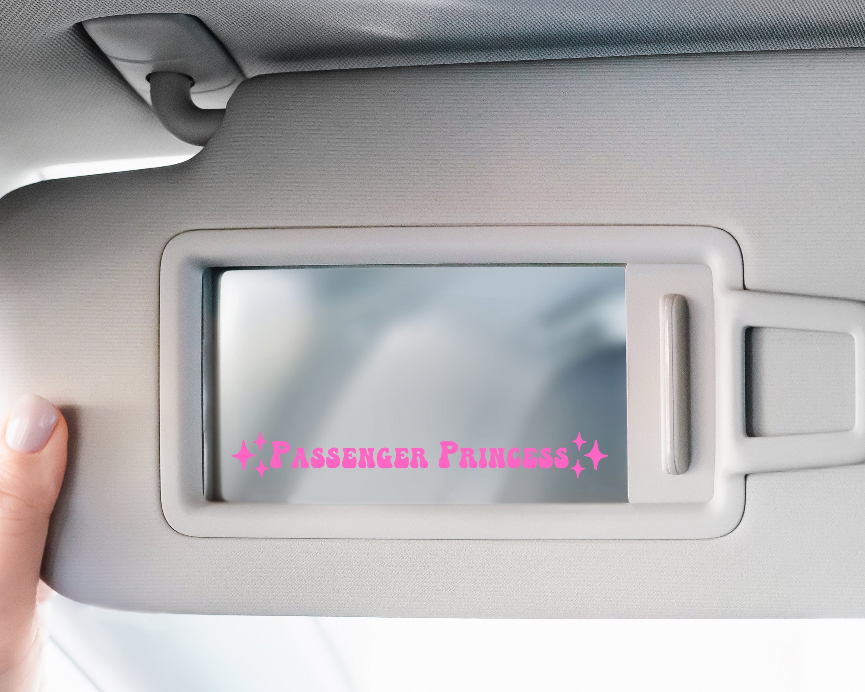 Passenger Princess Car Decal: Girlfriend Seat Sticker
