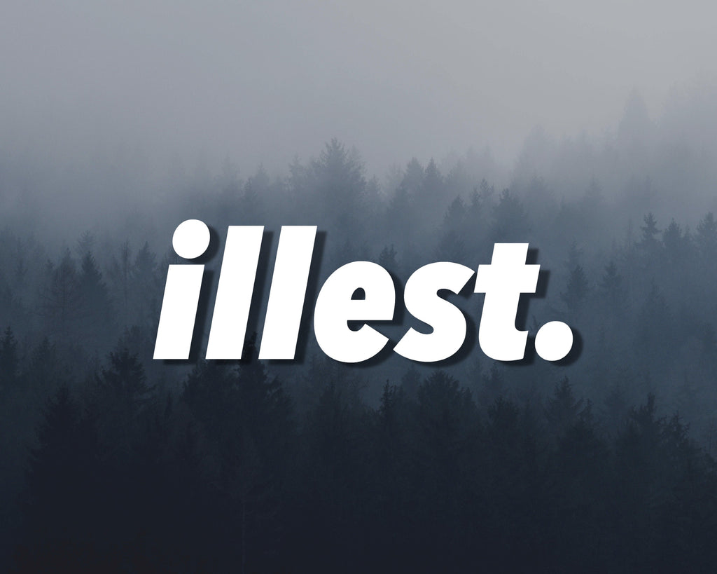 Illest Car Decal, Illest Car Sticker, JDM Car Decals, Bumper Sticker, Car Window Decal, Tuner Car Stickers, Car Window Decal, Tuner Decals