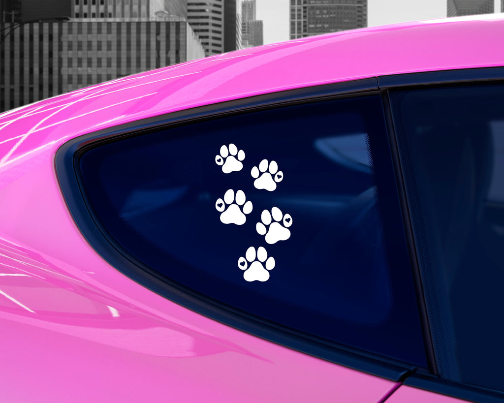 Dog Paw Decal | Dog Paw Sticker | Pet Decal | Pet Lover Sticker | Paw Prints Sticker | Paw Prints Decal | Decals for Car, Laptop, Tumbler