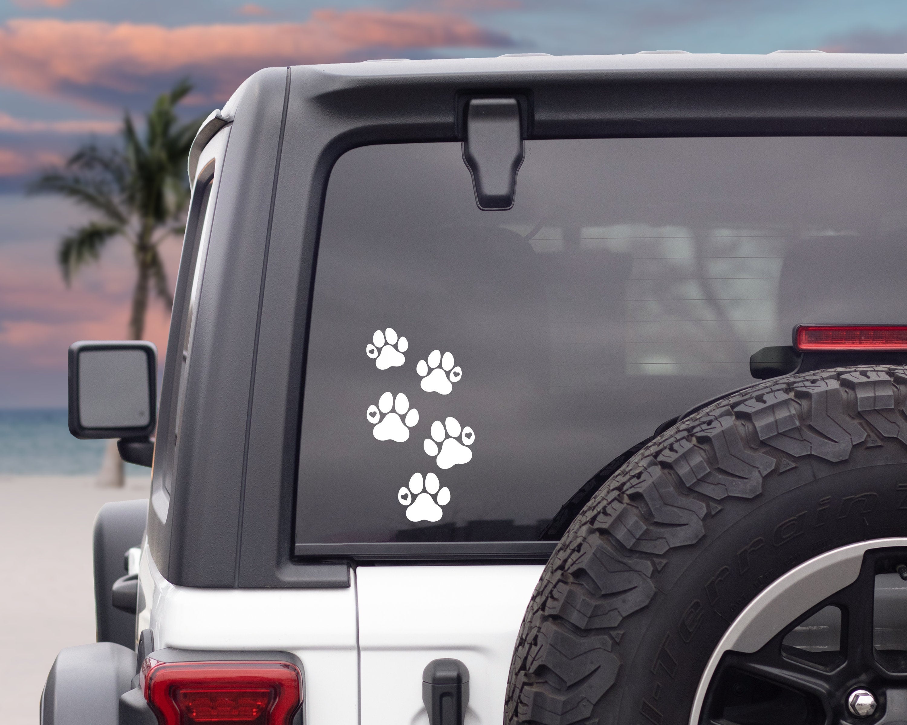 Dog Paw Decal | Dog Paw Sticker | Pet Decal | Pet Lover Sticker | Paw Prints Sticker | Paw Prints Decal | Decals for Car, Laptop, Tumbler