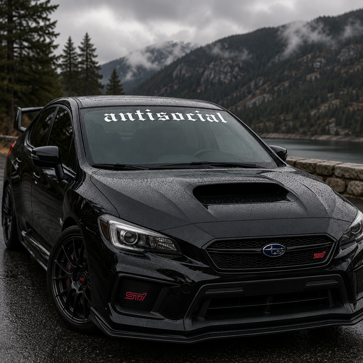 Custom Text Windshield Banner - Build Your Own Banner